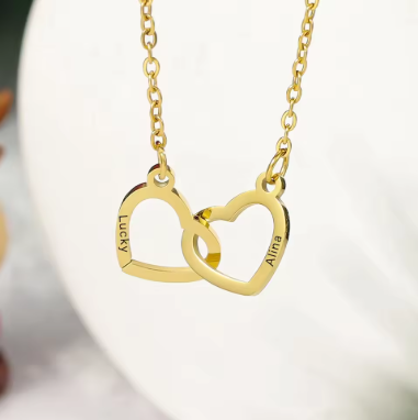 Vessari™ Custom Engraving Necklace Gift Set