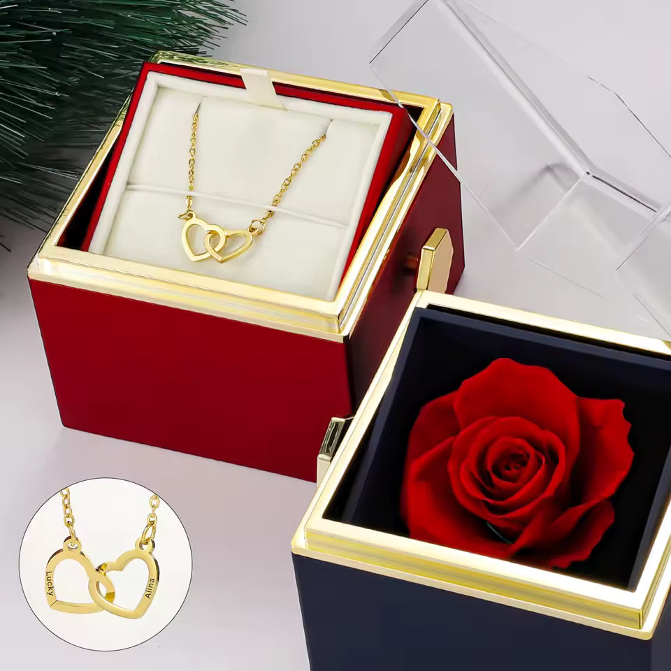 Vessari™ Custom Engraving Necklace Gift Set